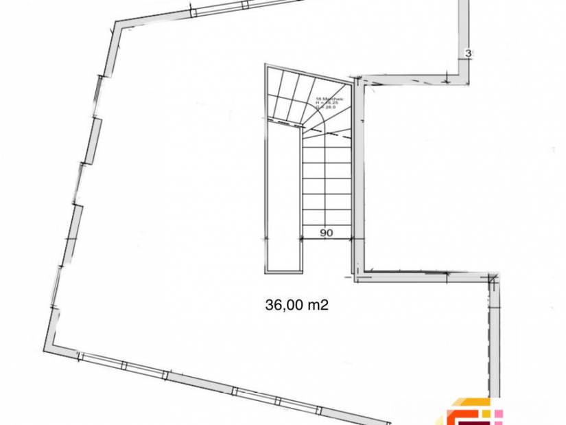 Location - Bureaux 97m² - Rouen nord 